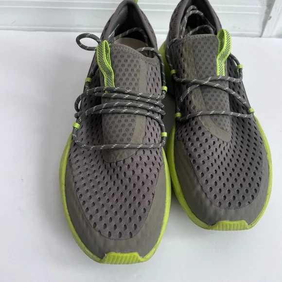 SOREL Women's Athletic Shoes Sneakers Gray Neon Green Lace Up Size 11 - Picture 2 of 8